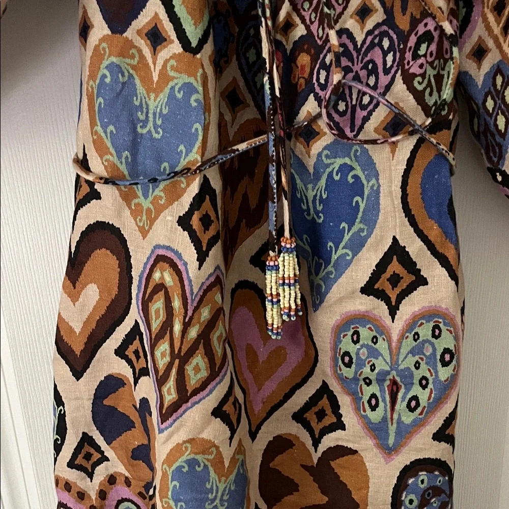 FARM Rio Multicolor Heart Pattern Dress - Picture 2 of 2